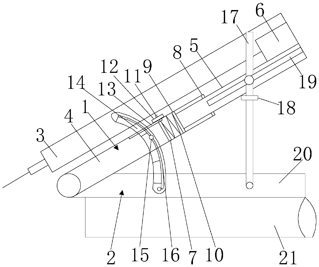 Syringe positioning bracket