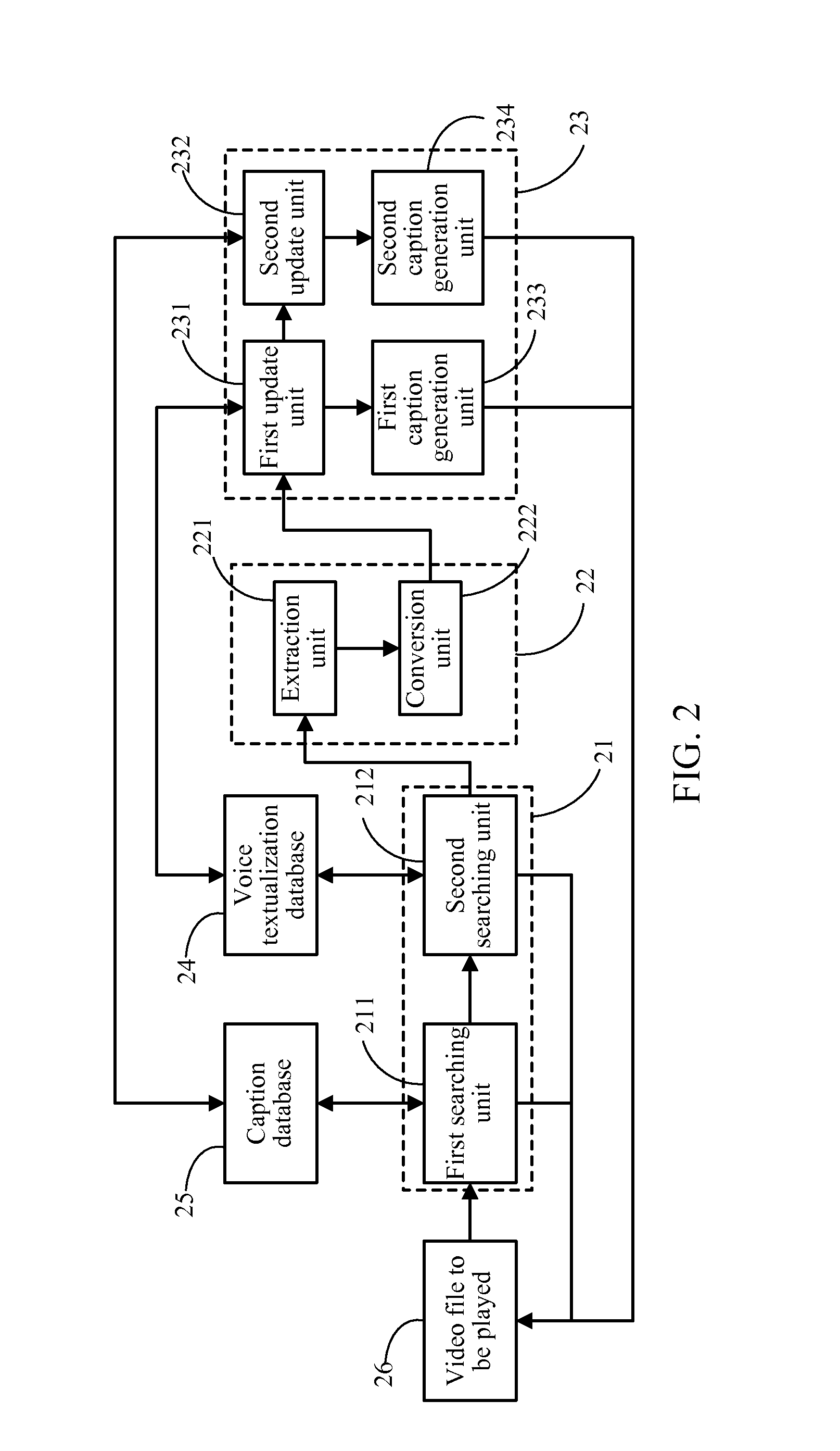 Caption searching method, electronic device, and storage medium