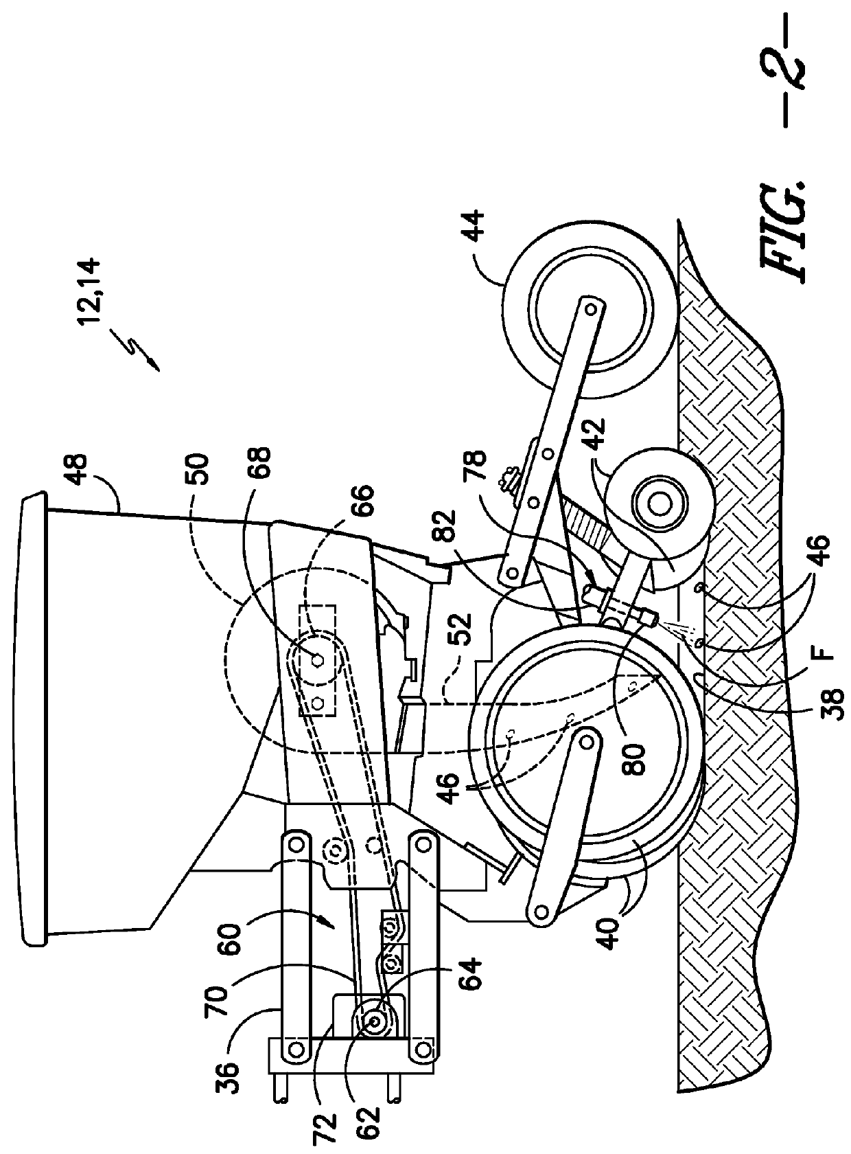 System and method for spraying seeds dispensed from a planter