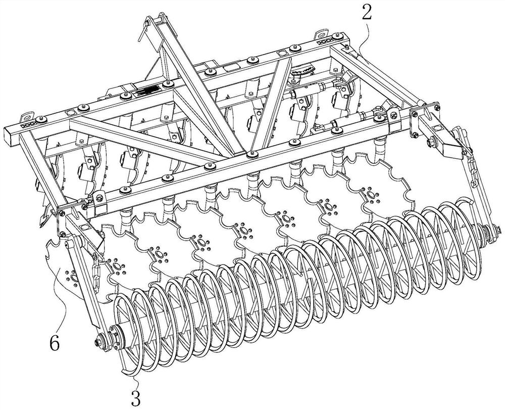 Environment-friendly shoveling device for removing toxic grassland grass