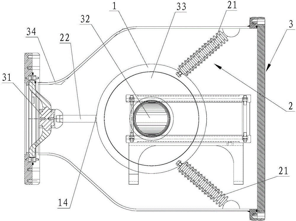 Fixing and voltage sharing device for vehicle-mounted standard voltage transformer used for verifying transformer of 500 kV