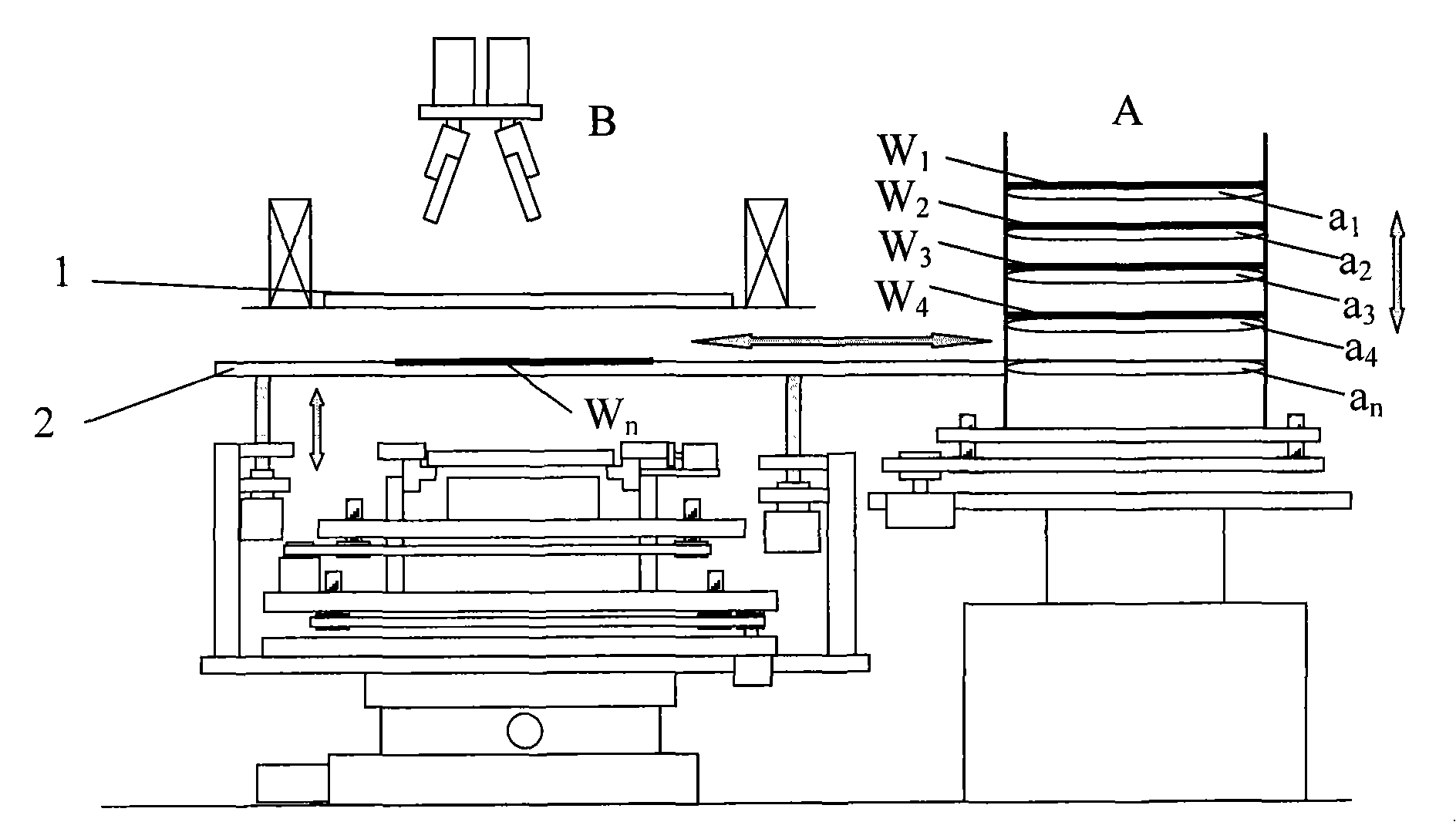 Screen printing machine and method for automatically exchanging screens