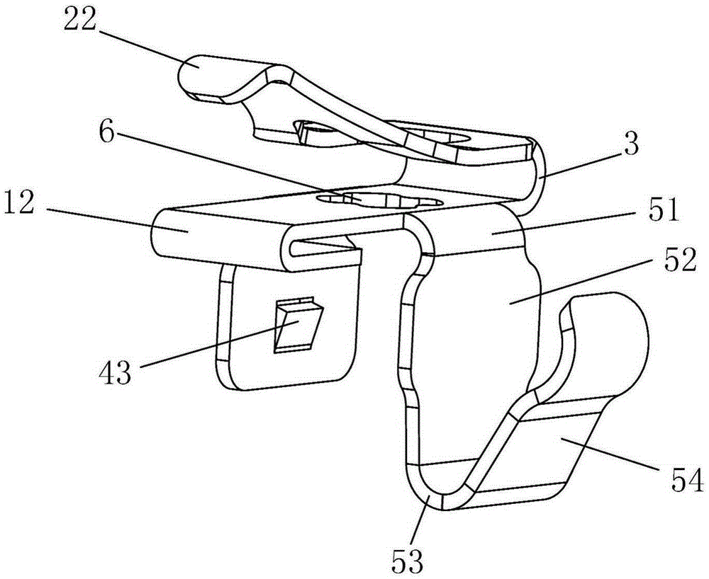 A compact two-way contact shrapnel structure