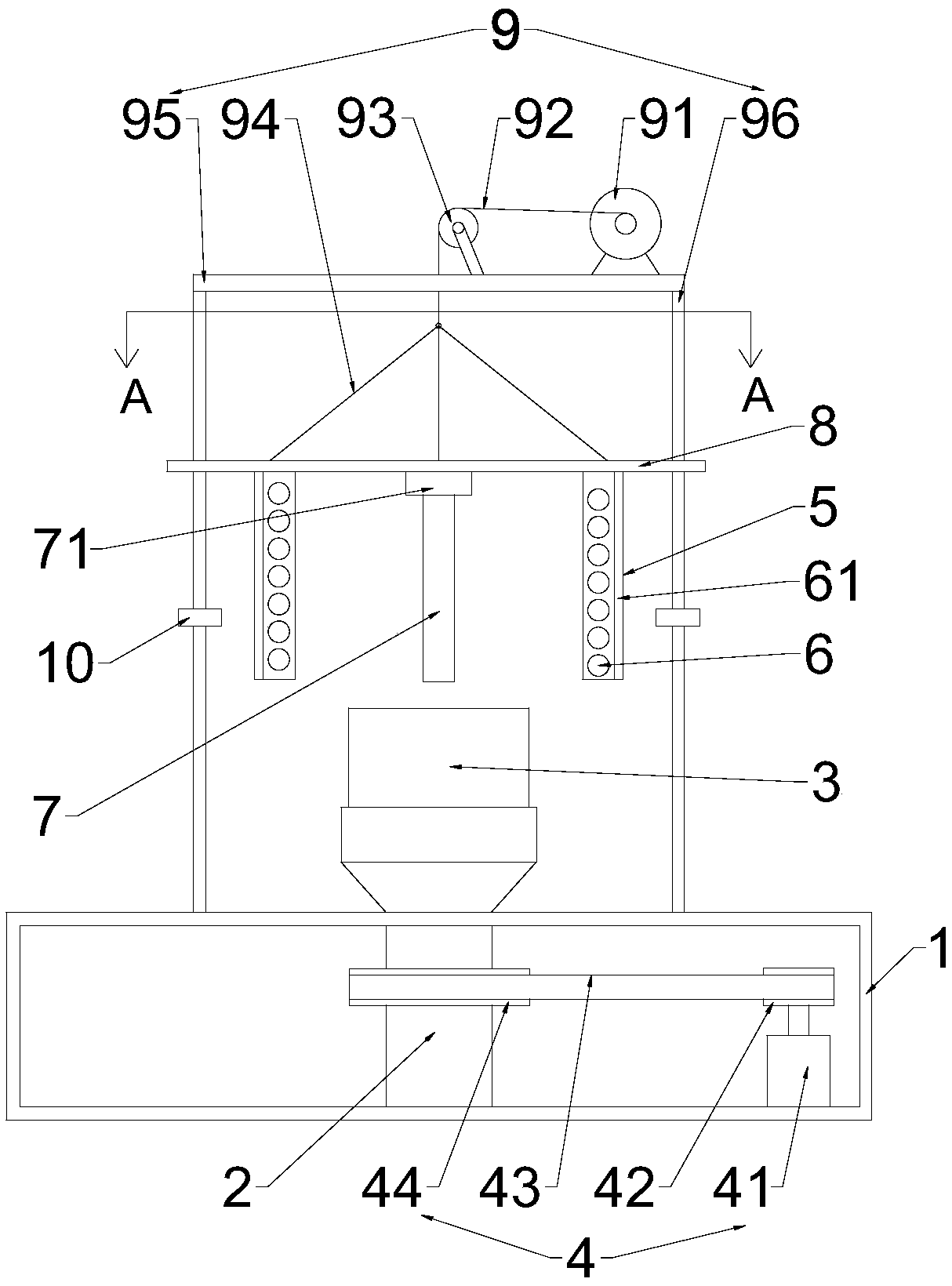 Mould preheating device