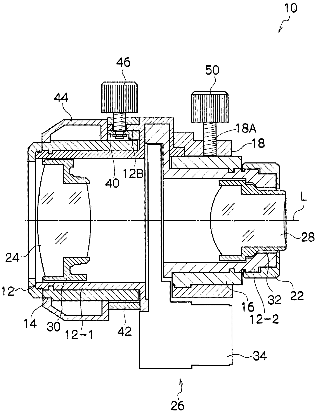 Lens device for surveillance camera