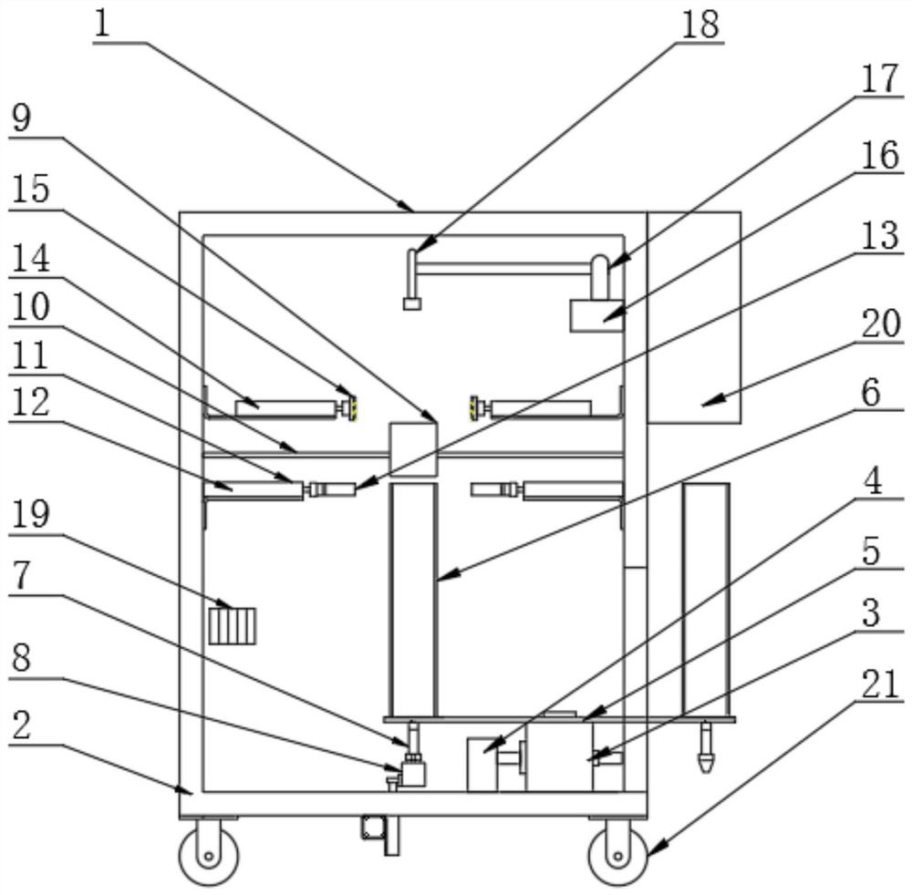 A kind of latex glove turning machine and glove turning method