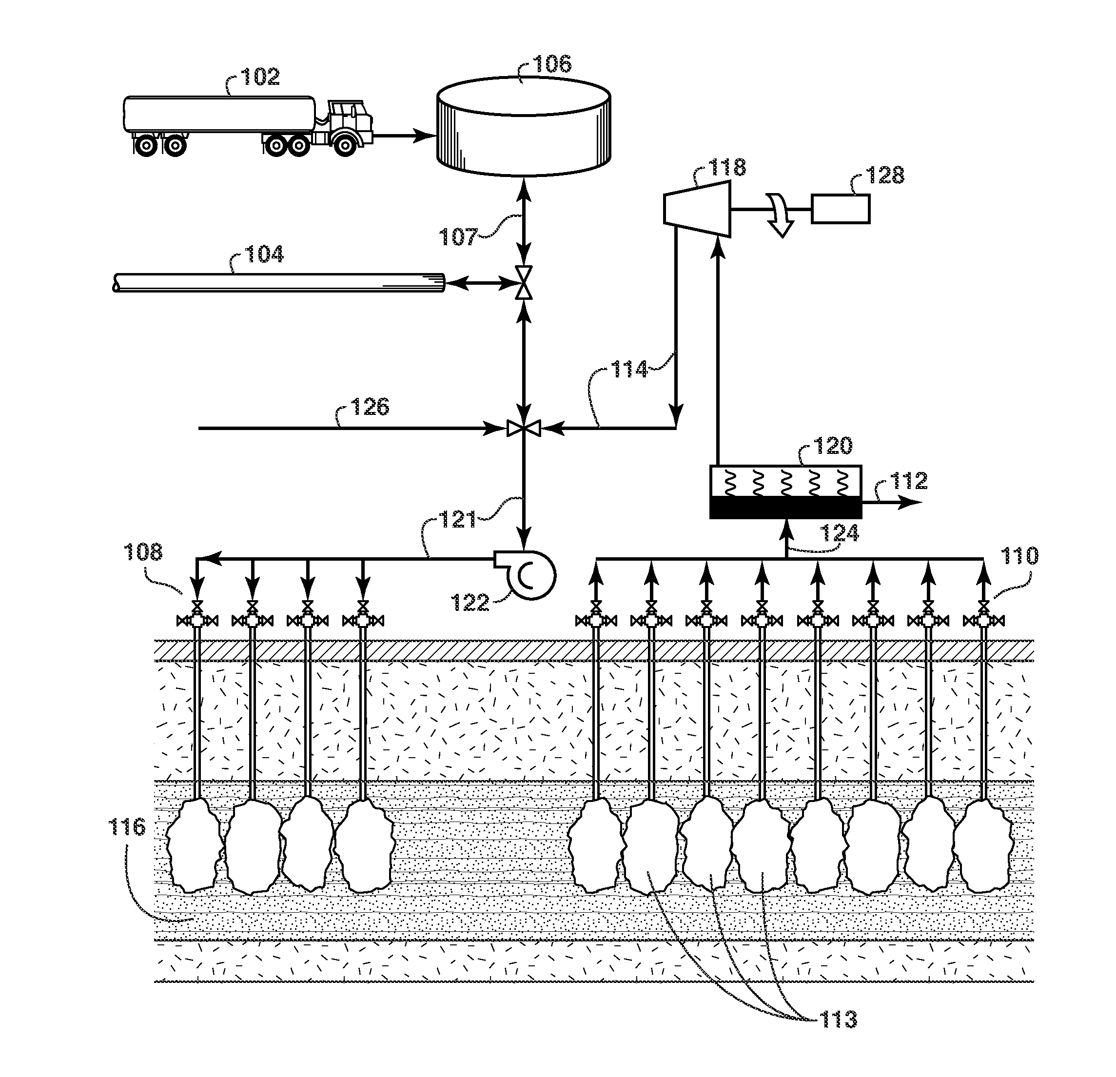 Method of Distributing A Viscosity Reducing Solvent To A Set of Wells