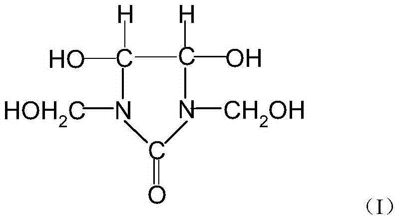 Improved preparation method of dimethylol dihydroxy ethylene urea