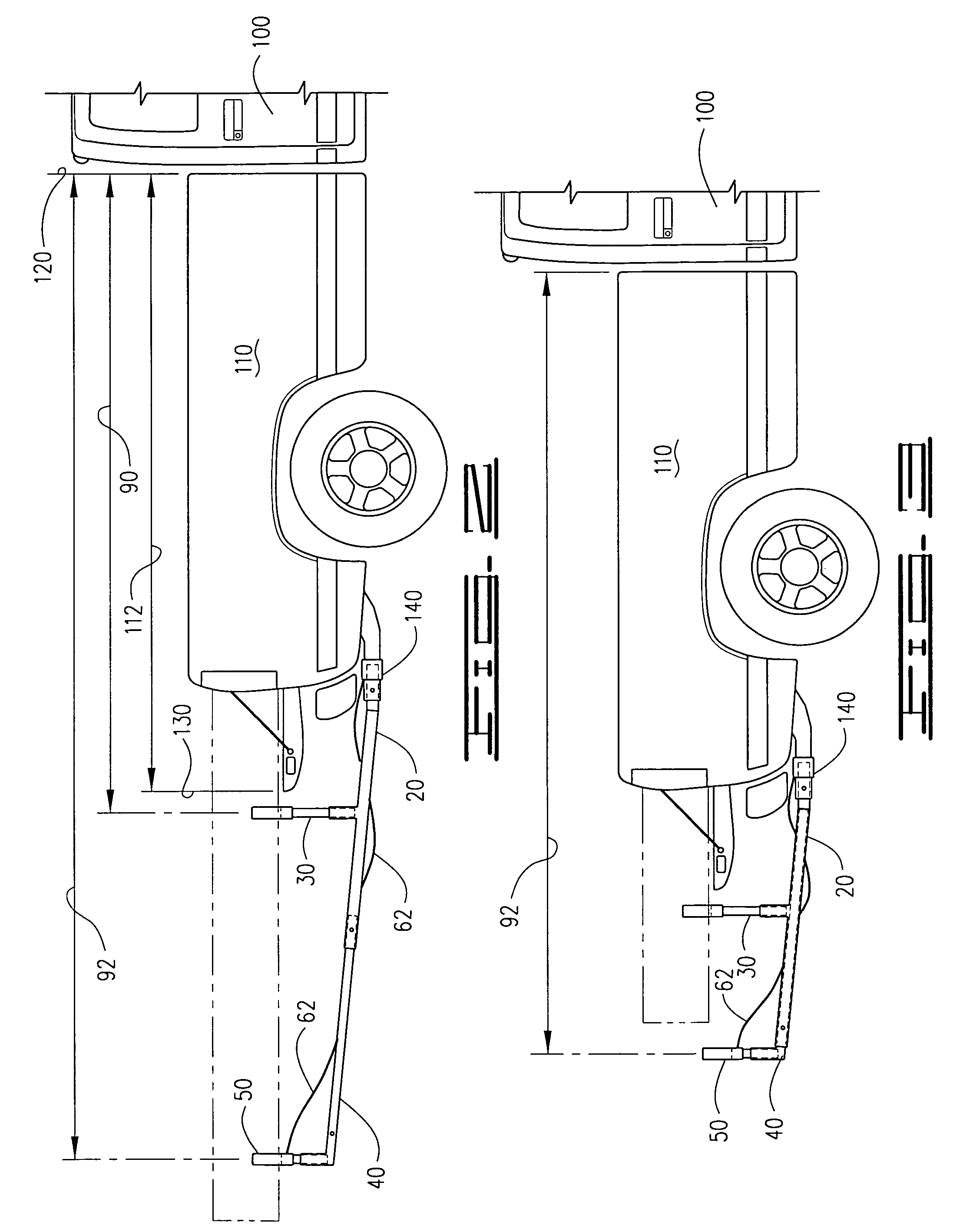 Vehicle cargo bed extension device