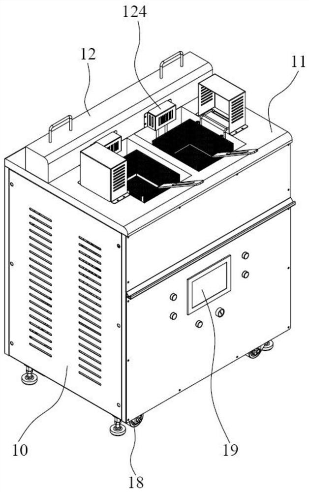 Double-station oil-water separation fryer and using method thereof