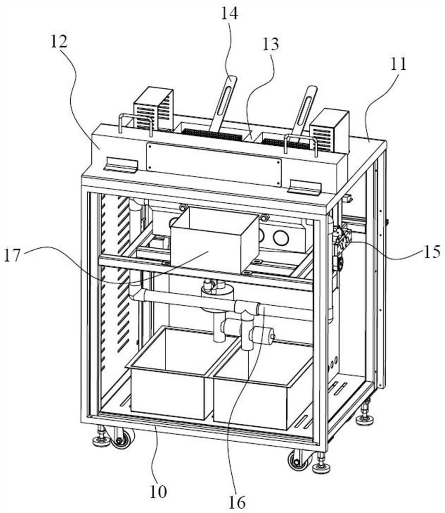 Double-station oil-water separation fryer and using method thereof