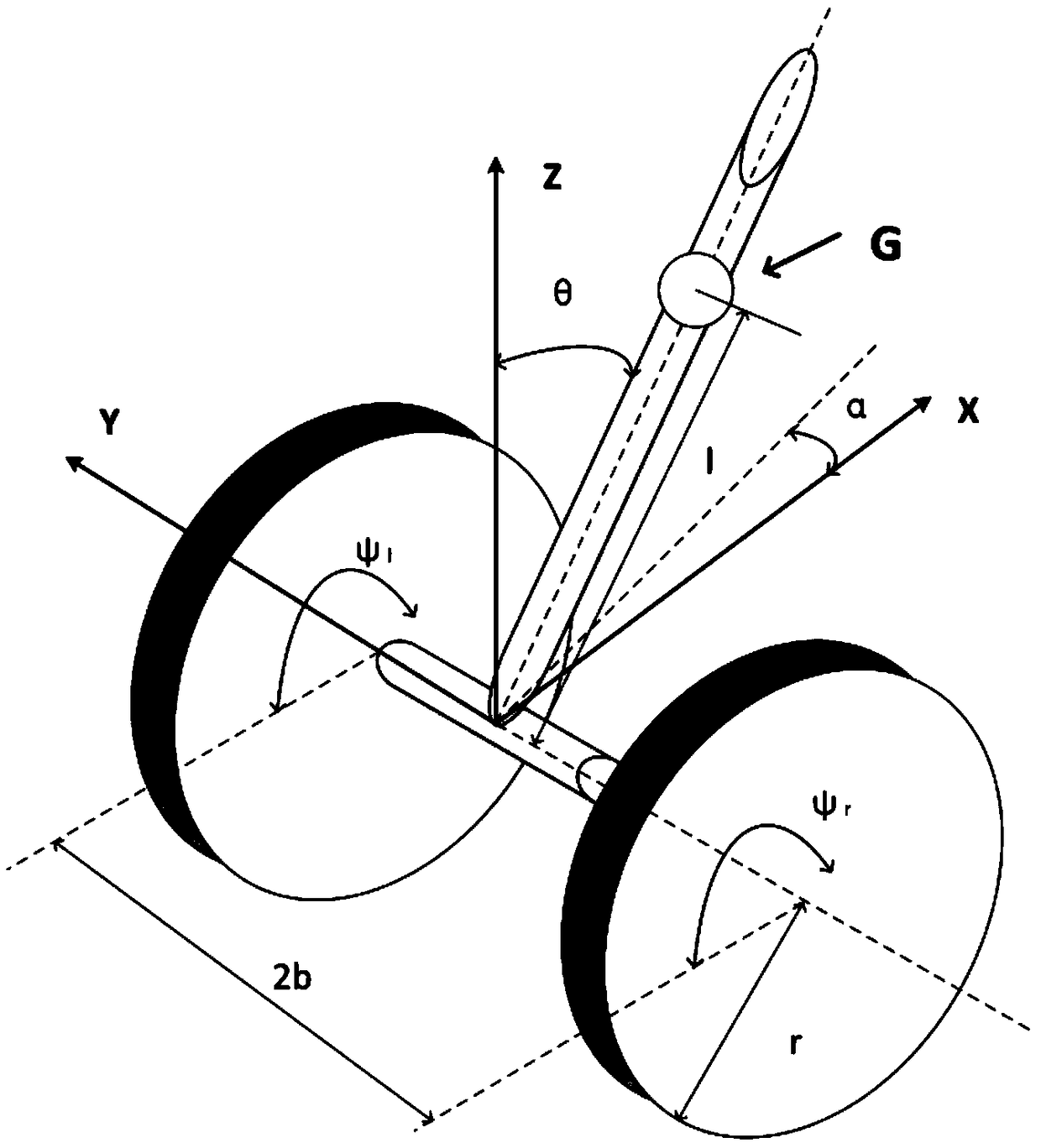 Fuzzy control method and device for balancing robot and balancing robot