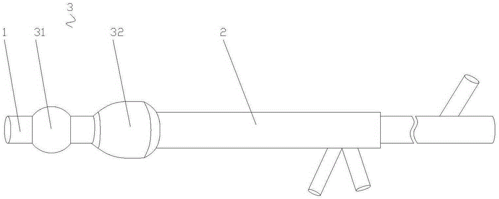 Double-cannula-type fistula-creating catheter