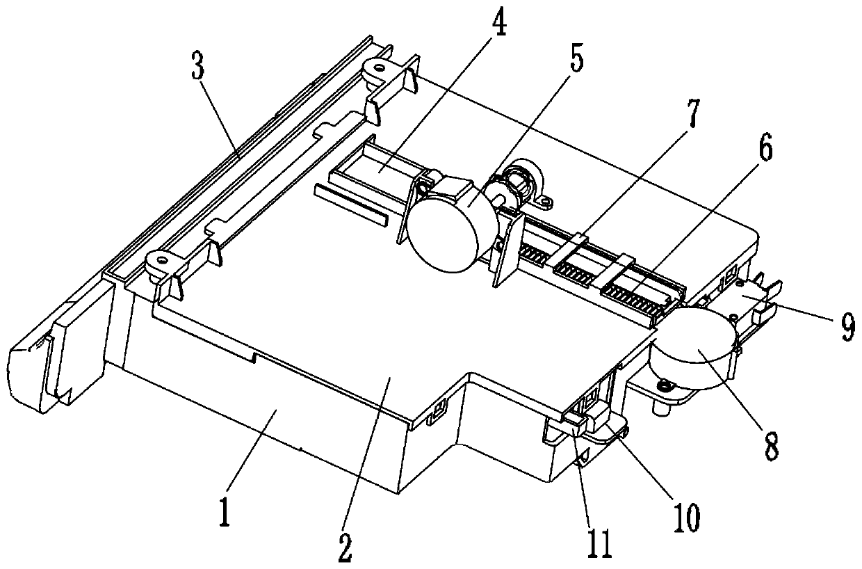 Automatic water box structure