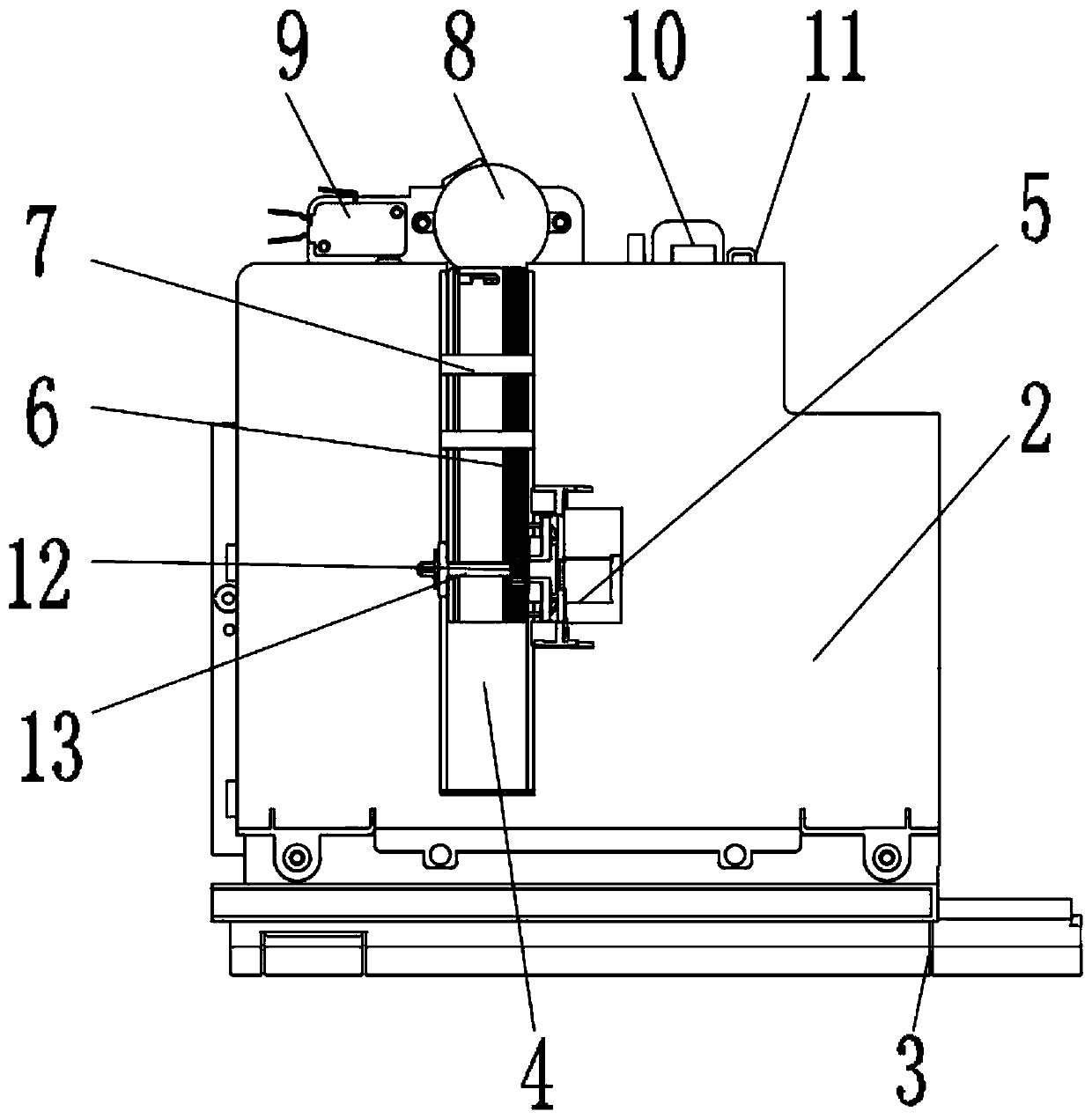 Automatic water box structure