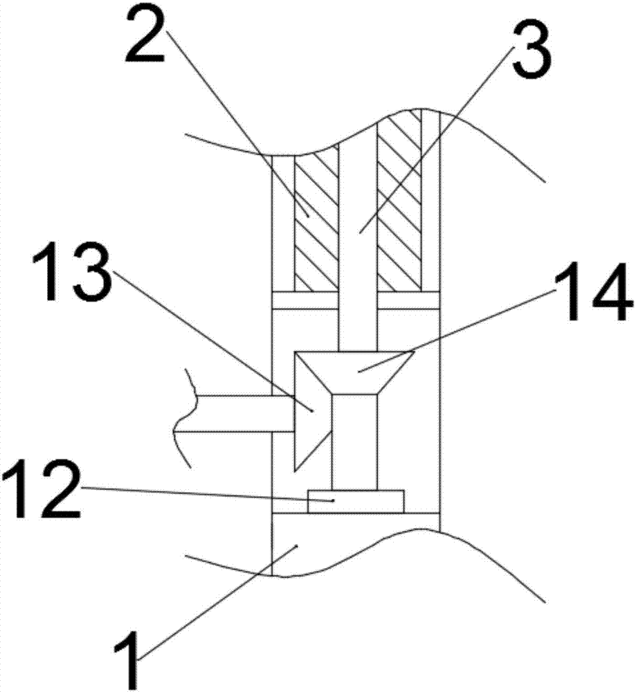 Electric lifting type chemical material purifying and mixing device