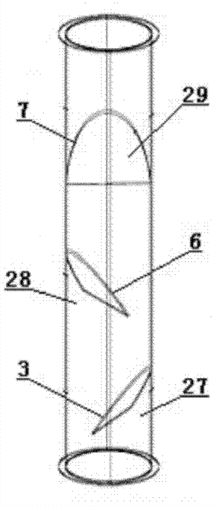 Spiral symmetrical flow anaerobic reactor