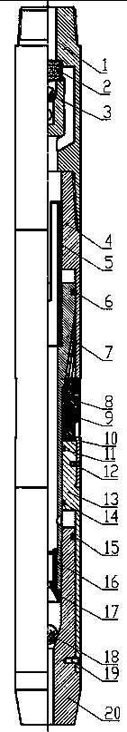 Single-slips double-acting non-cyclical setting whipstock hanging tool