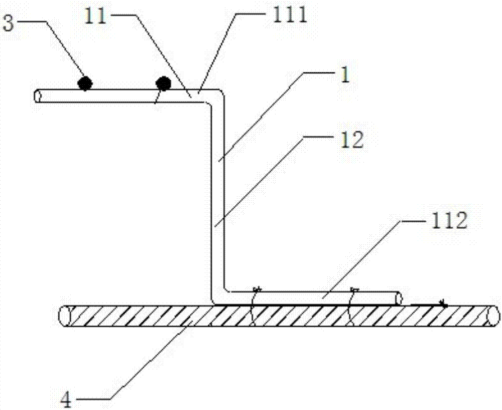 Horizontal displacement control device and method of formwork in hollow floor slab