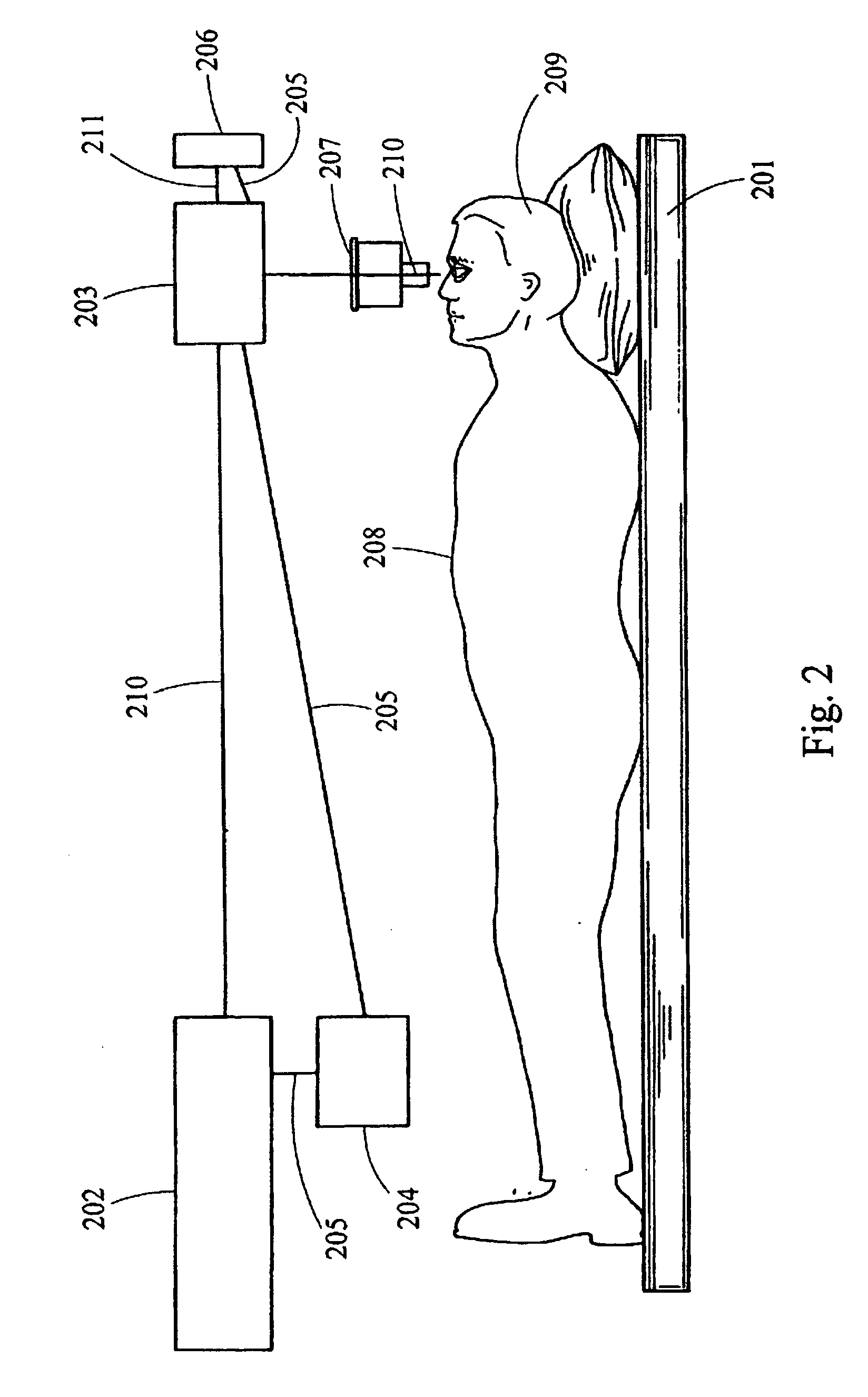 System and apparatus for delivering a laser beam to the lens of an eye