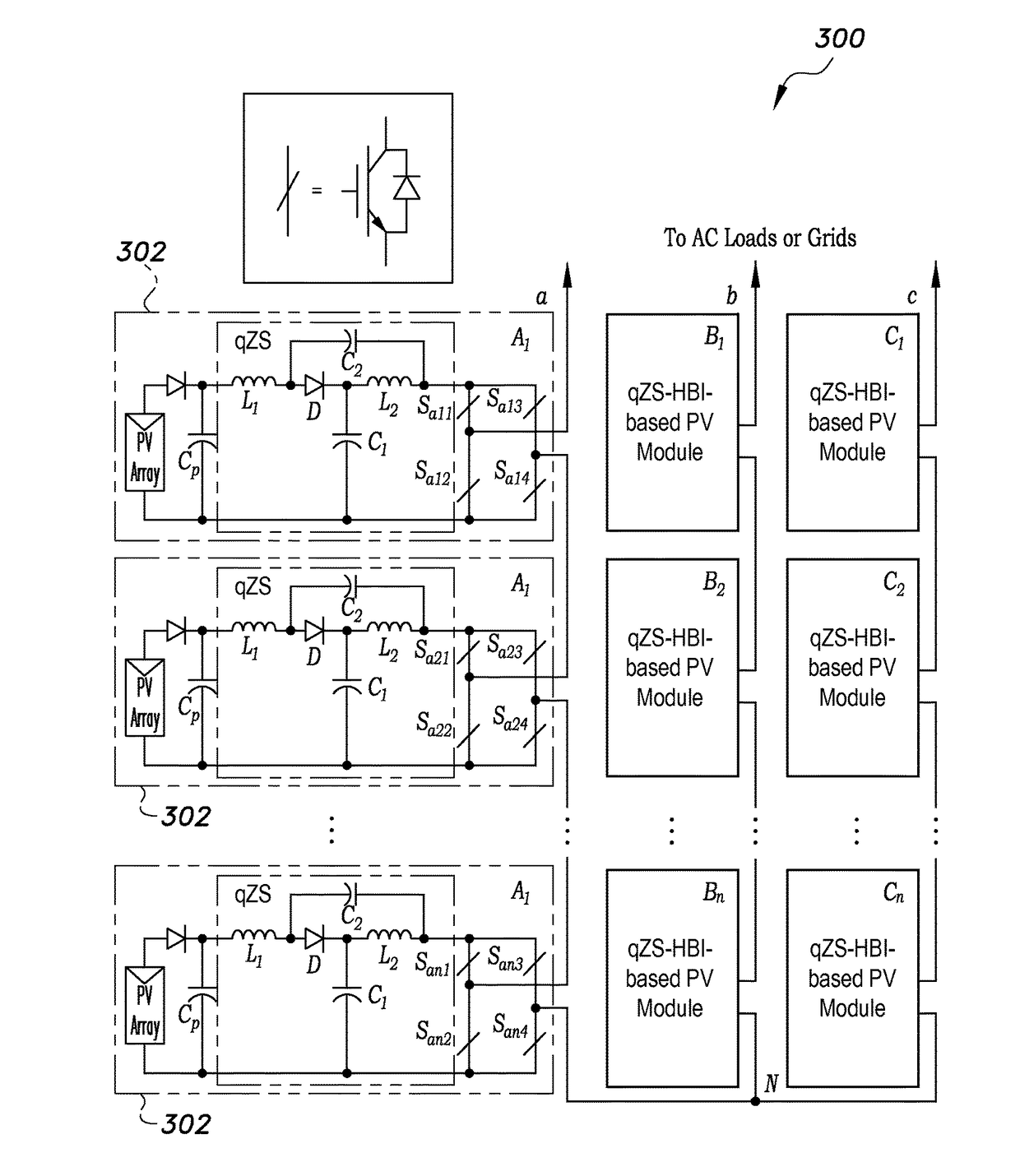 Modulation and control methods for quasi-z-source cascade multilevel inverters