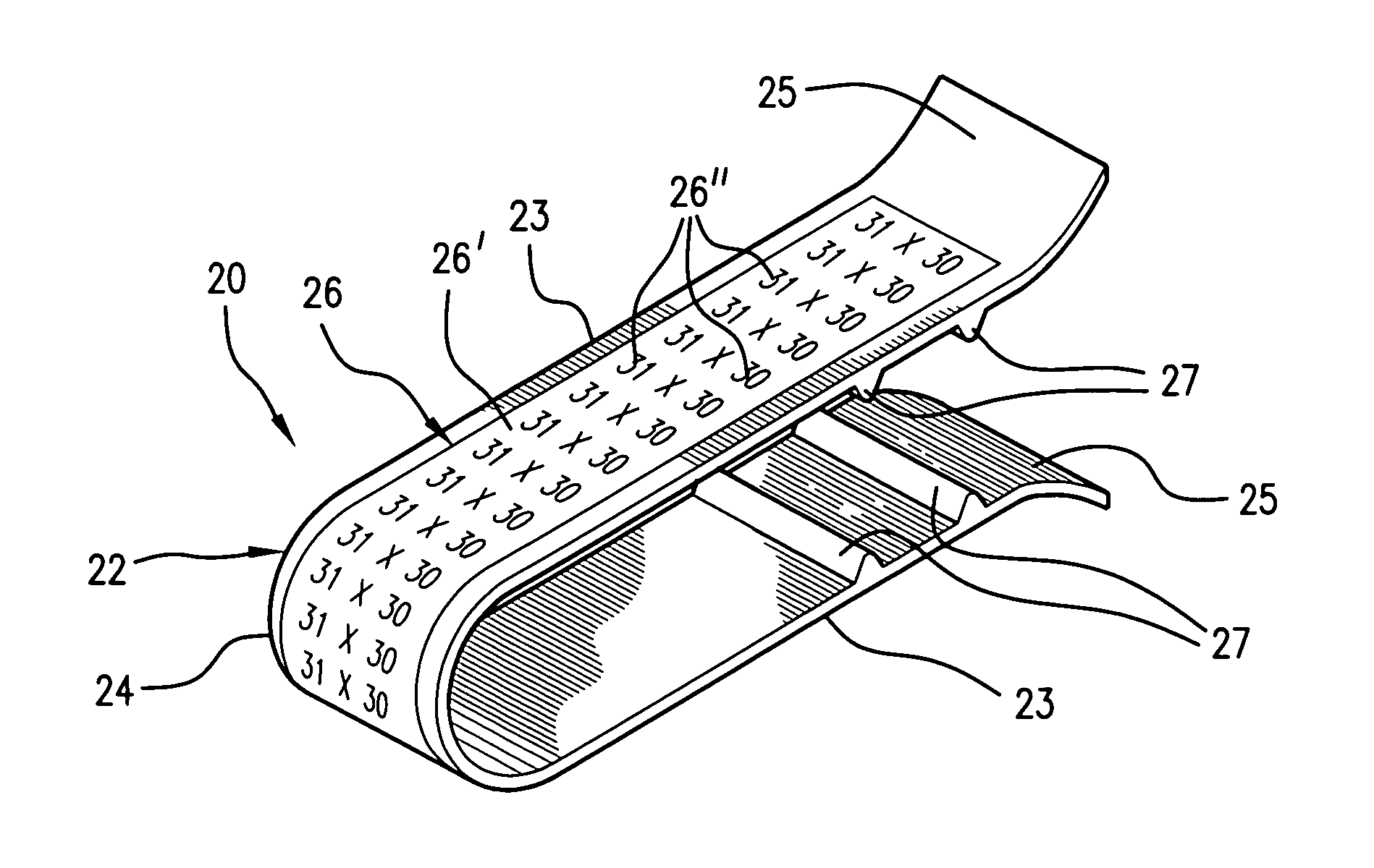 Garment marking clip