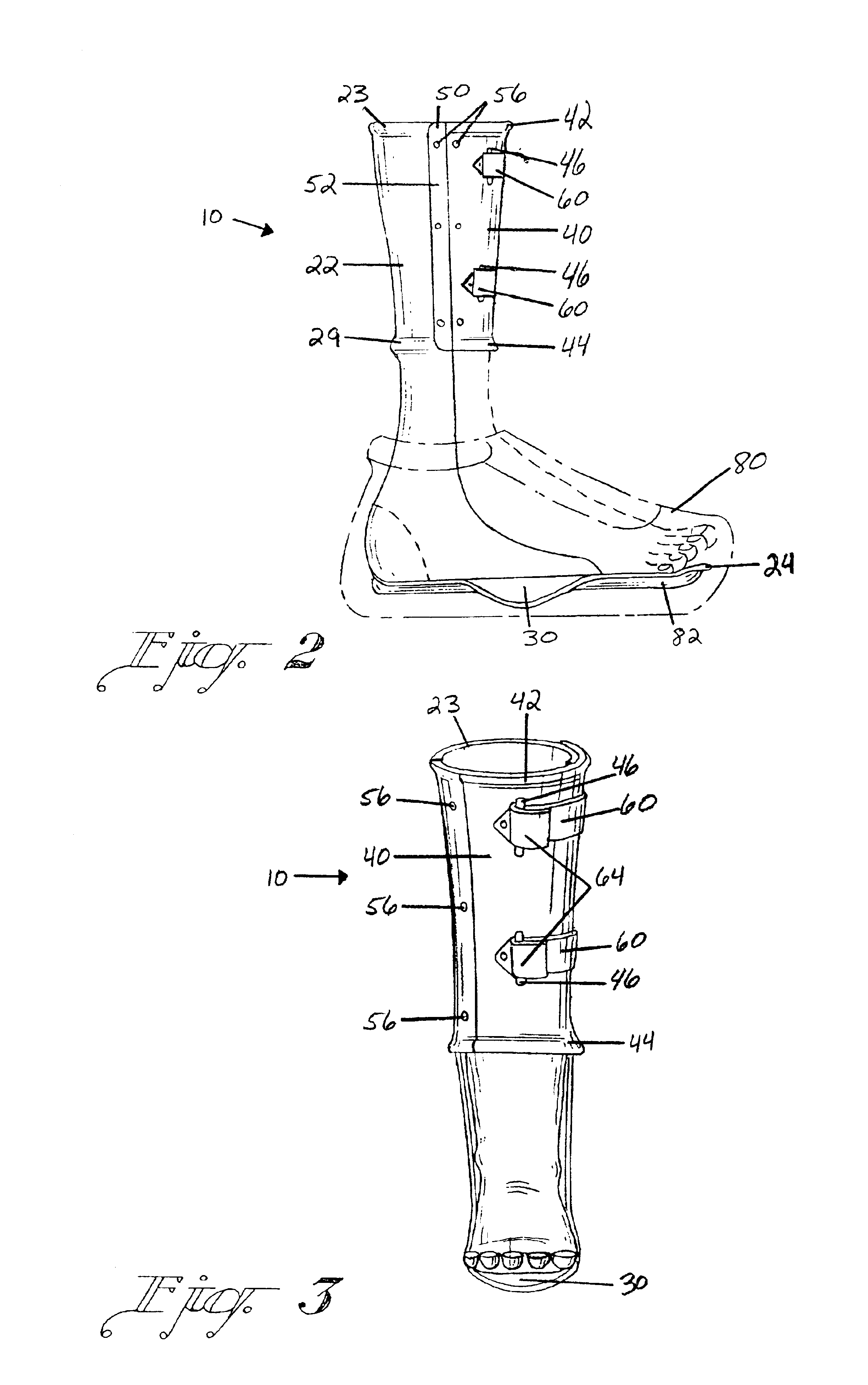 Method and apparatus for the treatment of plantar ulcers and foot deformities