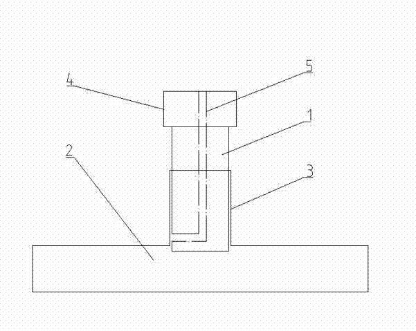 Thoracic closed drainage three-way connecting tube