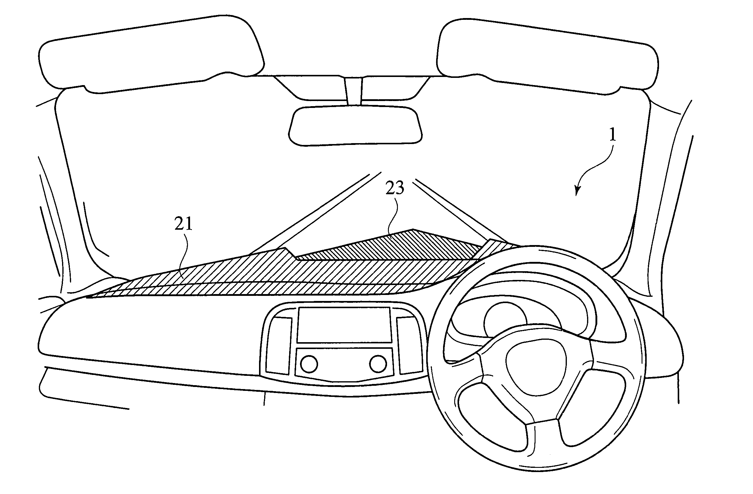 Visibility adjusting method and apparatus of vehicle