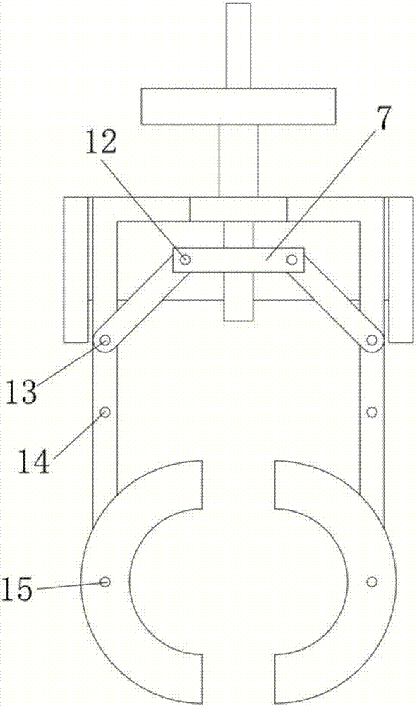 A reversible and self-locking clamping device for banana spikes