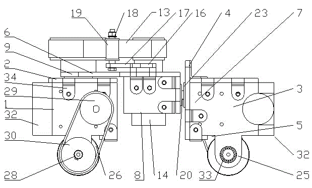 Pipeline robot vehicle with pitch varying spiral line type crawling ability