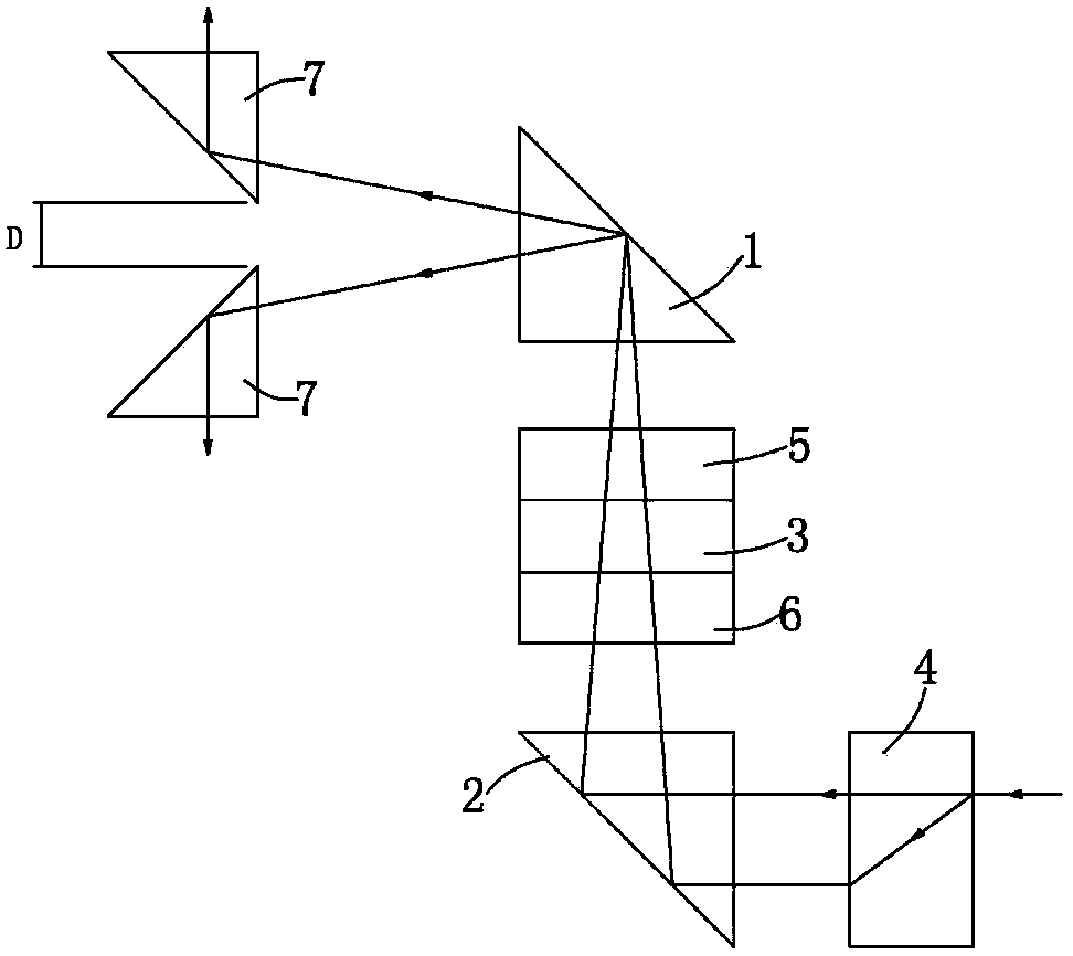 Large-aperture polarization independent high-power isolator