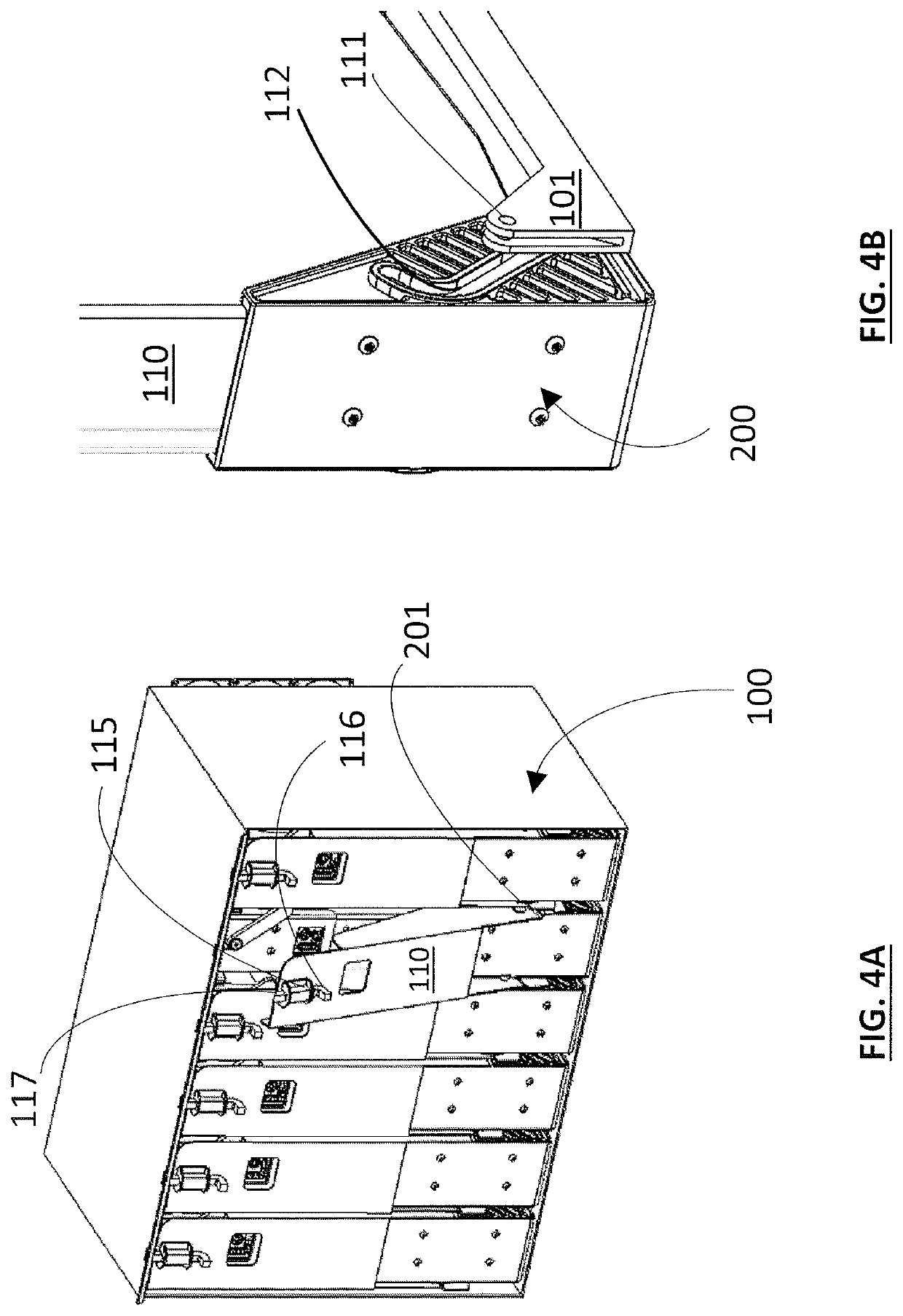 Modular lithium-ion battery system for fork lifts