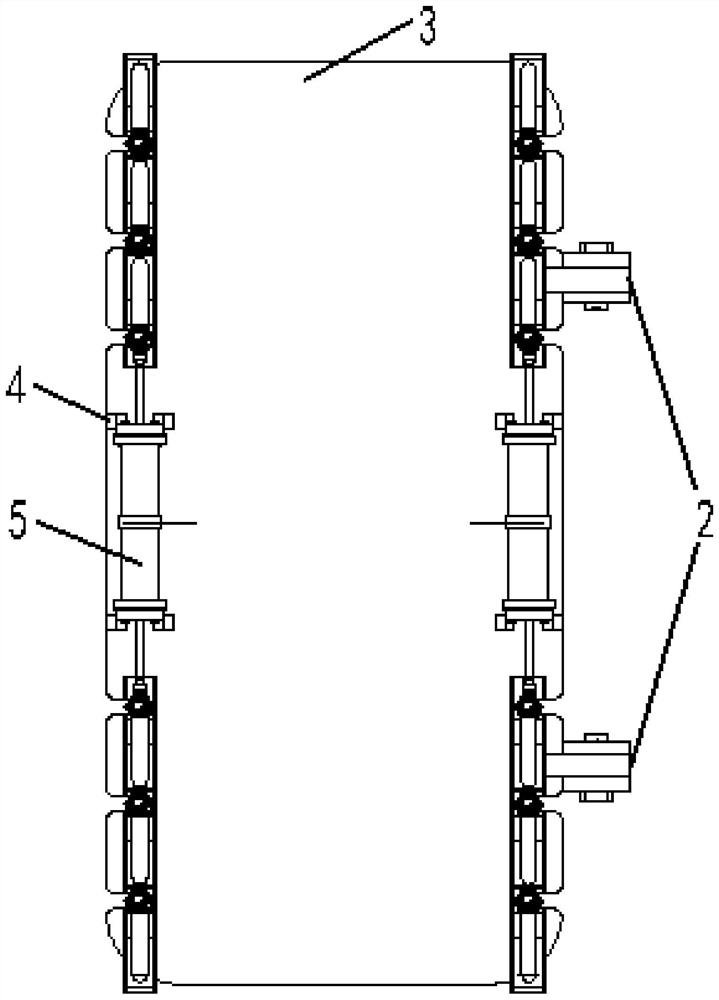 A locking device for the door of the wind tunnel test section