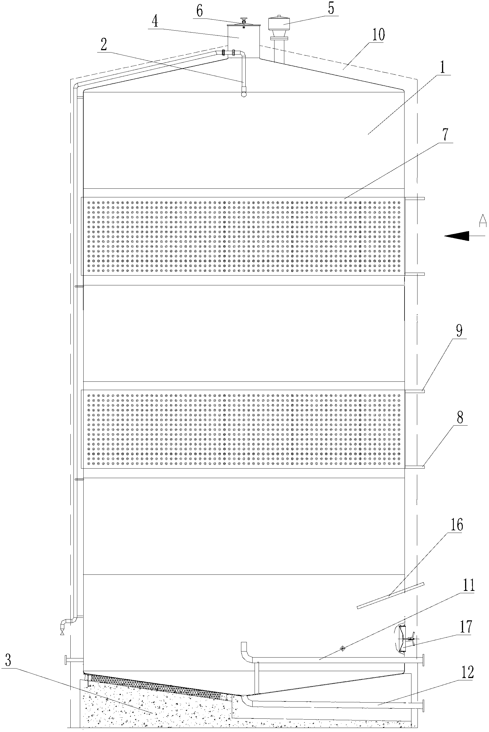 Method for aging draft yellow wine