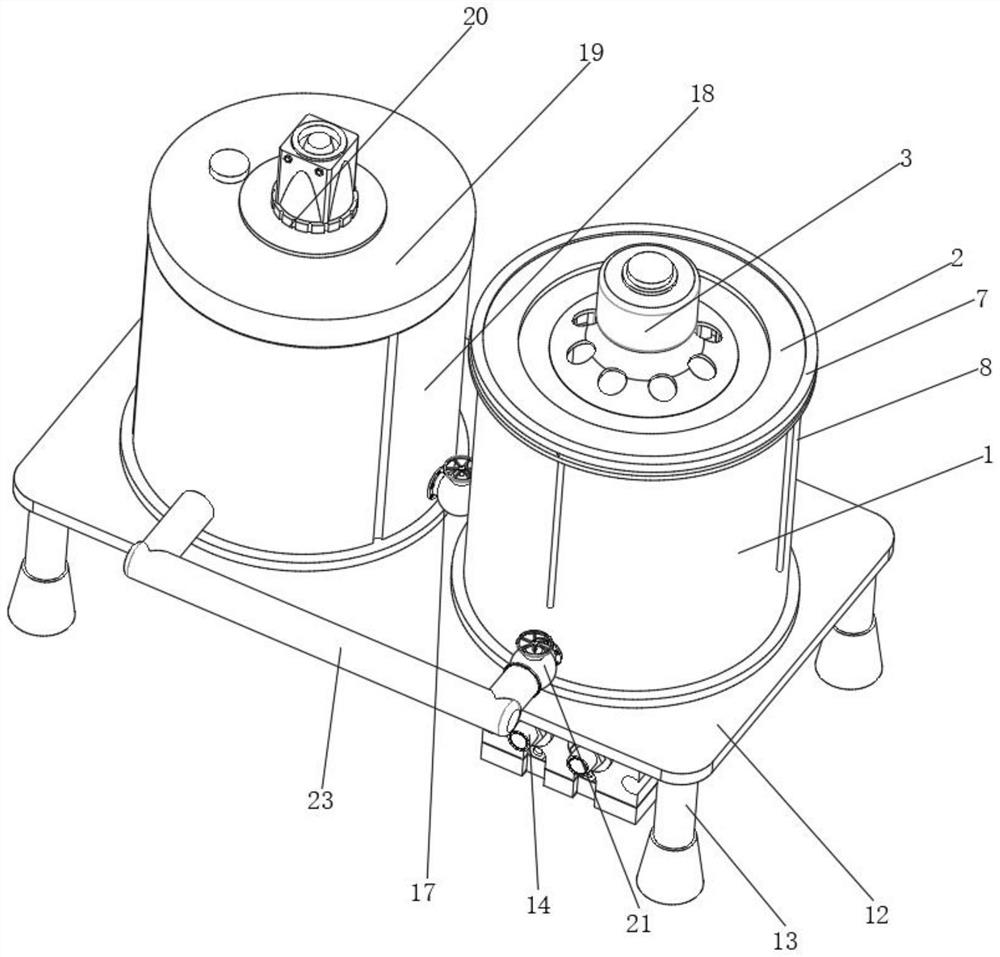 Steel cylinder surface cleaning system