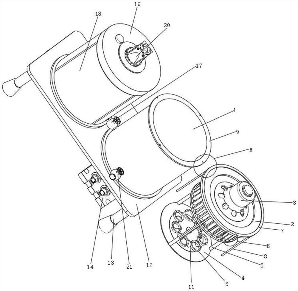 Steel cylinder surface cleaning system