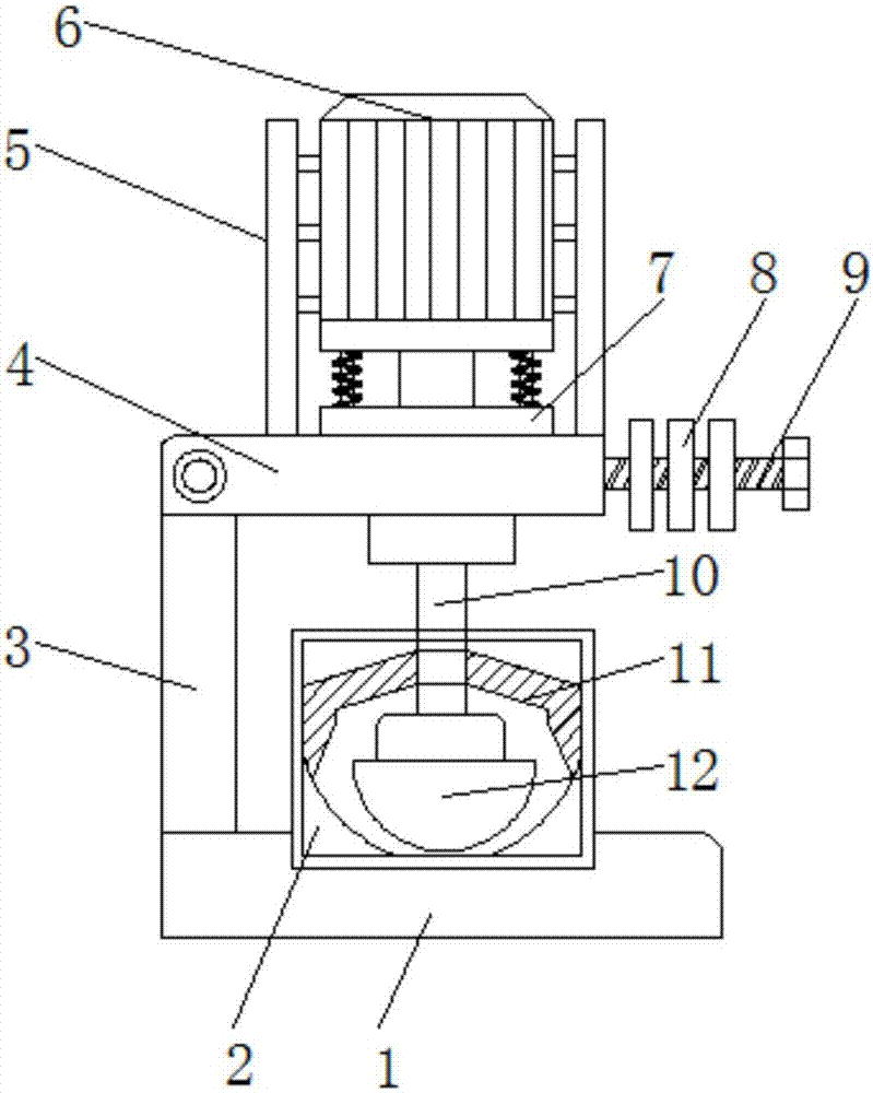 Novel massive material grinding device