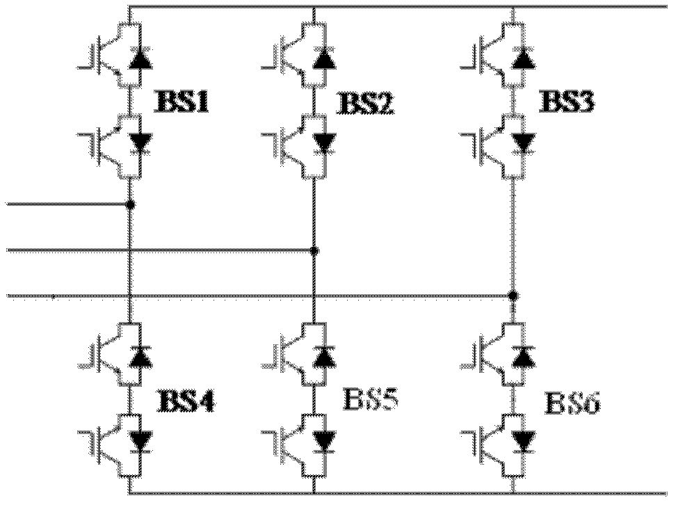 Medium-voltage frequency converter capable of realizing AC-AC (alternating-current) direct transformation