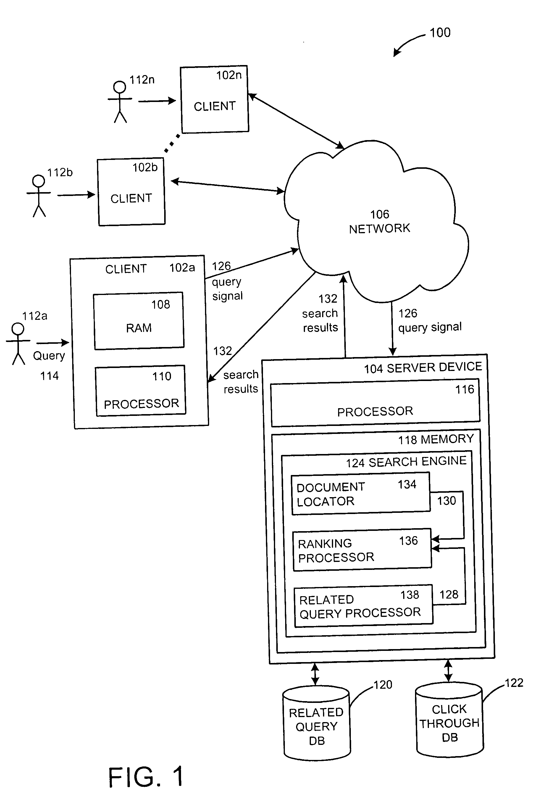 Methods and systems for improving a search ranking using related queries