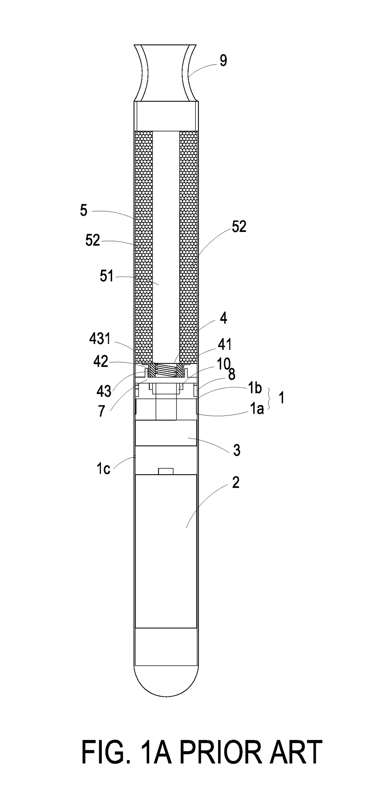 Driving module for electronic cigarette