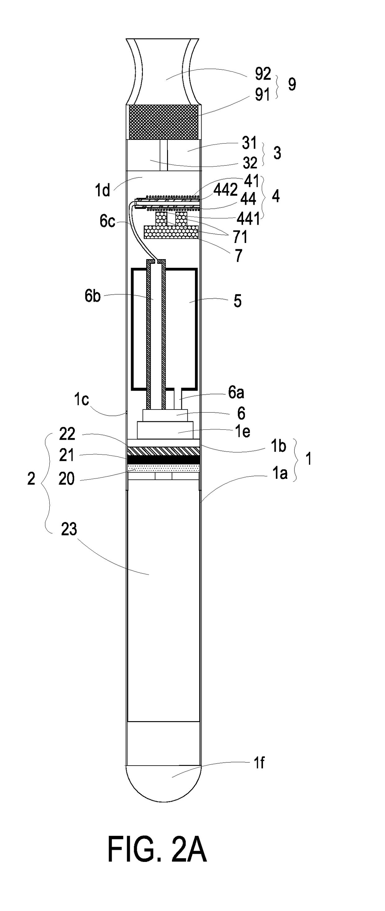 Driving module for electronic cigarette