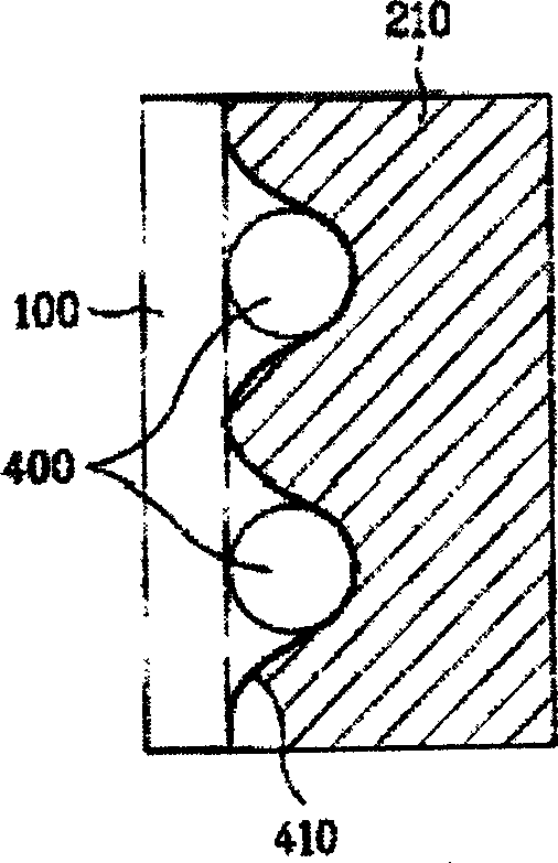 Heat release structure of direct cooling refrigerator