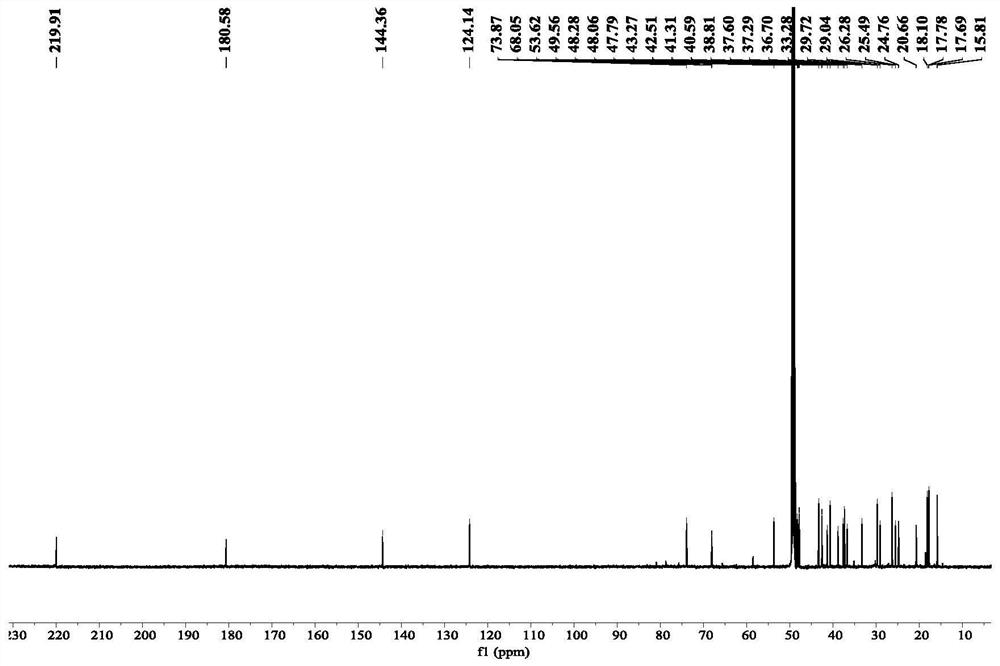 Compound extracted and separated from parthenocissus tricuspidata and application of compound in preparation of antidiabetic drugs