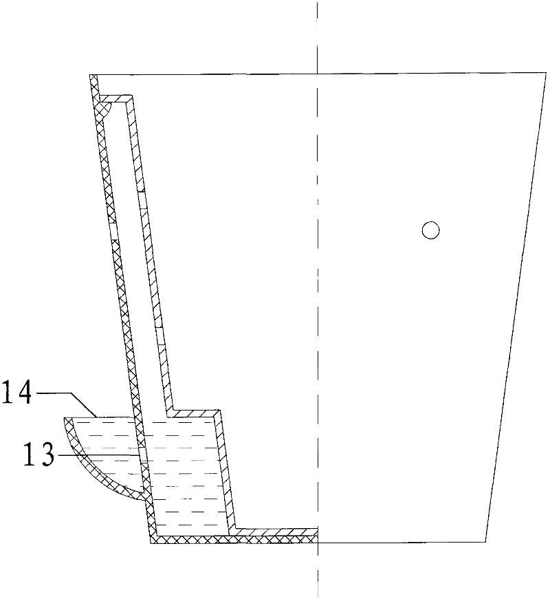 Ladder self-priming double layer flower pot