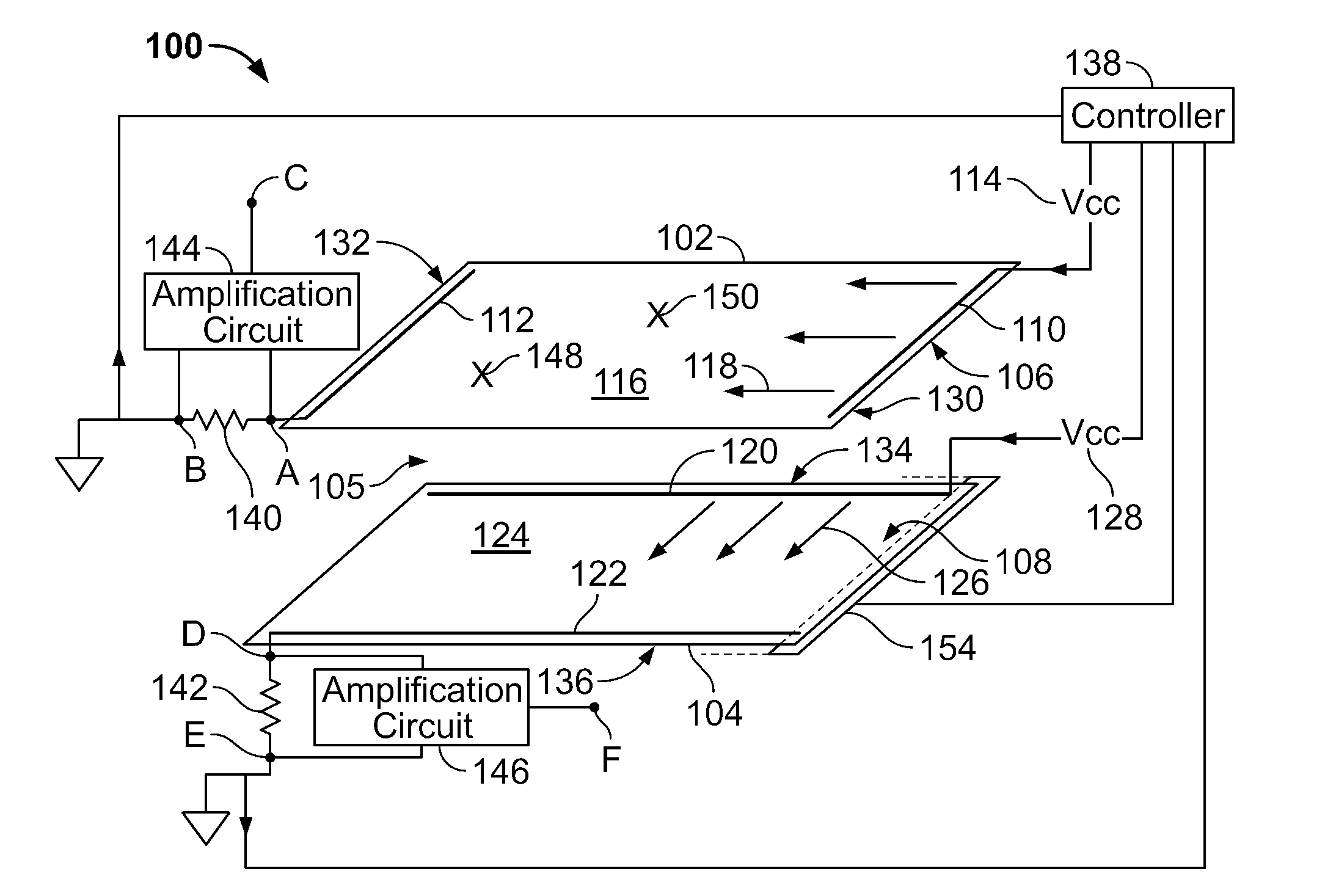 Method and apparatus for detecting two simultaneous touches and gestures on a resistive touchscreen