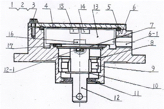 Non-contact angle sensor for heavy duty machinery and angle correction method