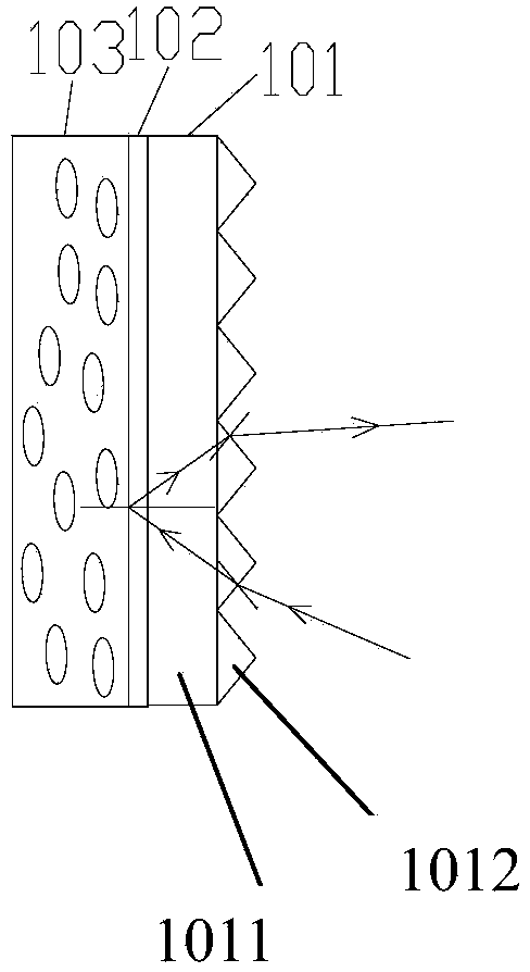 Projection curtain with high luminance gains and wide view angles