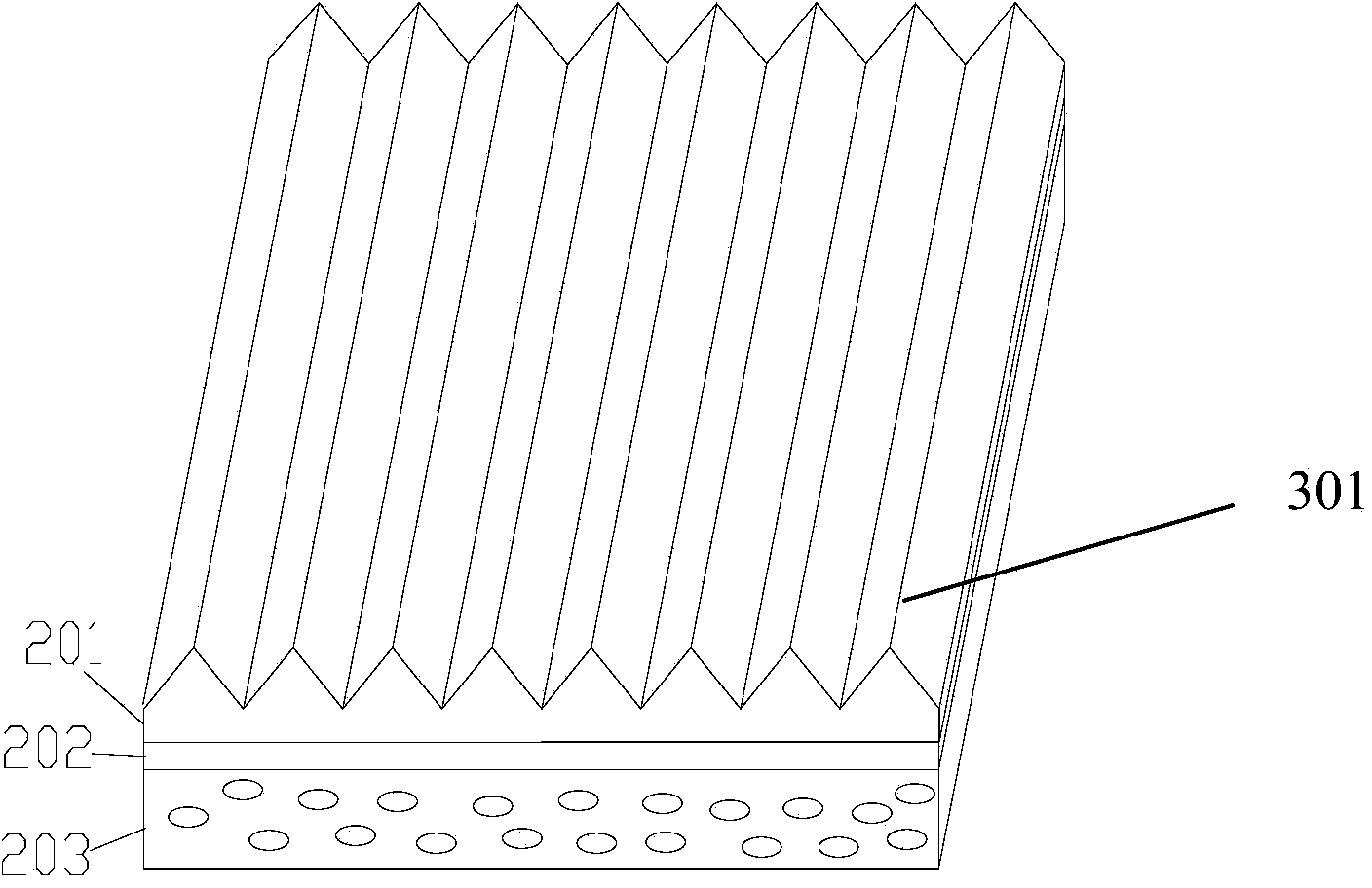 Projection curtain with high luminance gains and wide view angles