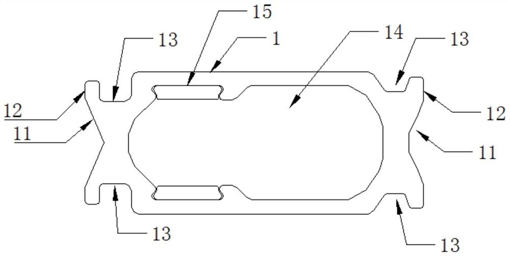 Core material, composite sectional material, door and window frame and manufacturing methods thereof